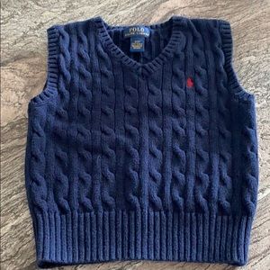 Polo toddler vest sweater